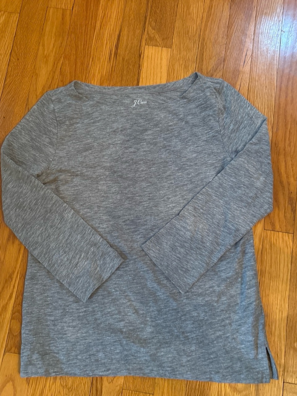 J.Crew Heather Gray Long Sleeve Top